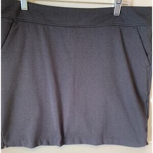 Greg Norman golf skort size large women's dark gray